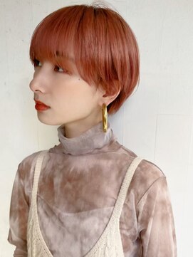 ハニーシブヤ(HONEY shibuya) マッシュショート フラミンゴピンク ベリーピンク