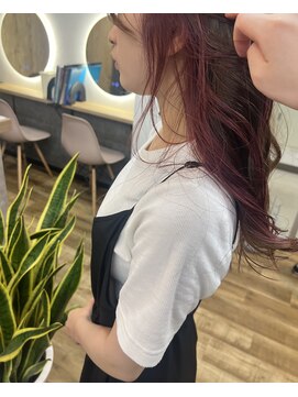 テーラ 南流山店(TELA) 『ピンクイヤリングカラー』【TELAHAIR 南流山】