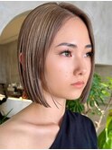 20代30代40代大人可愛いアッシュグレージュダブルカラー美肌