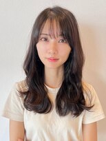アグ ヘアー オニキス いわき泉町店(Agu hair onyx) 《Agu hair》くびれミディアム×numberA.ケアオイルスリーク