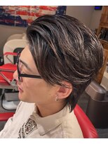 サンアンドマーリィズバーバー 駅前店(SON&MARLEY'S BAR BER)&nbsp;センターパート/本厚木/フェード