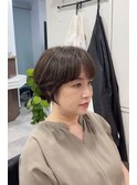 癖を活かしたふわっとショートボブ