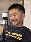艶感スパイキーキッズフェード【キッズカット/ヘア/倉敷/中島】
