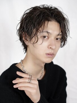 オーシャントーキョー 渋谷(OCEAN TOKYO) フェザーパーマ韓国センターパートシャドーパーママッシュ