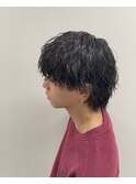 ウルフパーマ/メンズパーマ/ツイストスパイラルパーマ/メンズ