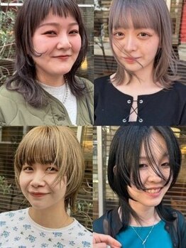 リリックス(Lyrics)の写真/ミリ単位でこだわる顔回りの細やかなデザイン力が魅力◎あなただからできる、お洒落なデザインをご提案♪