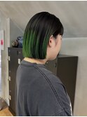 〈伸びても気になりにくいプレイングカラー/ボブカット〉