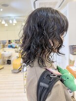 モリオ フロム ロンドン 成増店&nbsp;【morio成増 セリザワ】セミロング 強めパーマ
