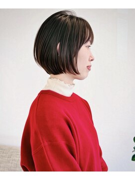 ショートボブ/小顔カットひし形ショート20代30代40代/大人可愛い