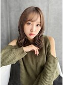 《30代～大人透明感》白髪ぼかしハイライト＋艶カラー