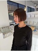 癖毛多毛の方でも＊　ミニボブ＆ナチュラルストレート