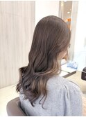 【大人可愛い20代30代40代】まろやかベージュ+インナーカラー