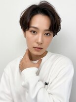 アース 市ヶ谷店(HAIR&MAKE EARTH)&nbsp;20代30代◎波巻きパーマ×センターパート韓国風