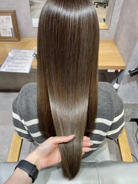 ニーム クルール 国分寺北口店(NEEM Couleur) ロング/ワンレン/グレージュ/ストレート/髪質改善/国分寺