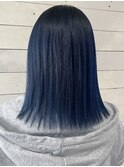 黒髪クラゲヘアーオリーブグレー小顔ココアベージュ