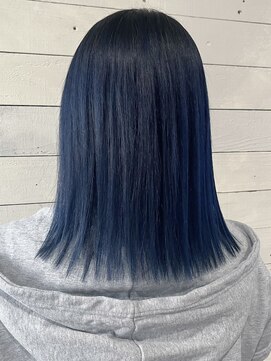 ルノン フィージュ(LUNON fieju) 黒髪クラゲヘアーオリーブグレー小顔ココアベージュ