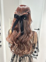 トリッカ シブヤ(TRICCA SHIBUYA) ハーフアップ/ふわふわヘア/ネジネジ/ゆる巻/ダウンスタイル