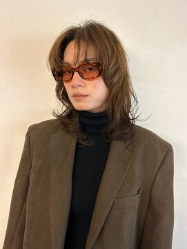 ノラ ヘアーサロン(NORA HAIR SALON) ウルフレイヤーレイヤーカット透明感カラーナチュラルブラウン