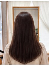 セリシオン(selision) 自然な艶感のナチュラルロングストレート