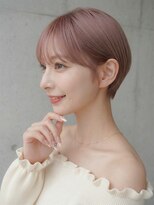 アロン(ALLON) ハイトーンショート ピンクベージュ