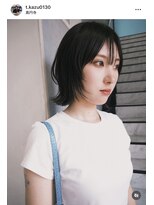 ヨーク(YOLK) 【和幸】丸くならない動きのあるレイヤーボブ