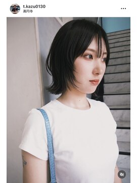 ヨーク(YOLK) 【和幸】丸くならない動きのあるレイヤーボブ