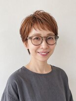 シオミエイチ タイムレス 垂水(shiomi H timeless)&nbsp;【夏のカッパーブラウン】大人ショートヘア/丸みシルエット