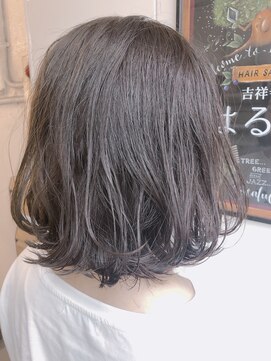 吉祥寺 はるへ 外ハネボブ×暗色アッシュ
