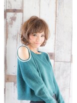 ヘアーズ ロッソ テラス(hair's ROSSO TERRACE)&nbsp;【鶴見】大人かわいい 無造作 カール ショート☆[30代40代50代]