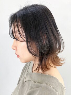 アイティー バイ アルバム 中野店(IT by ALBUM) インナーオレンジ_耳かけウェーブパーマ_ba287362