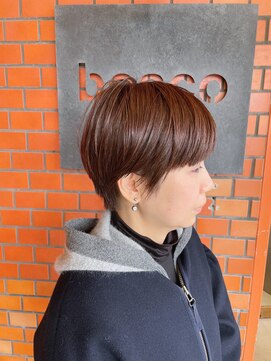 ボスコ 下北沢店(bosco) 耳かけマッシュショート　≪saya≫