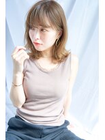 サングース(Sungoose)&nbsp;【サングース東海林】外ハネセシルカット×アッシュピンク