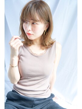 サングース(Sungoose) 【サングース東海林】外ハネセシルカット×アッシュピンク