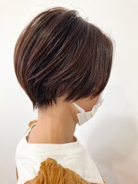 ヘッズ 本八幡店(HEADS)&nbsp;マロンベージュ　ニュアンスマッシュ　チラ見せカラー