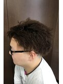 少し強めのパーマ