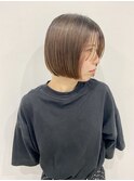 20代30代40代大人可愛い切りっぱなし前下がりボブ