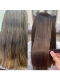 ２０～40代髪質改善艶感ナチュラルストレート