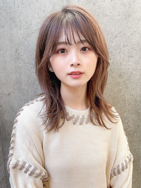 石塚／大人かわいいフェザーバングくびれヘア10代20代30代新宿