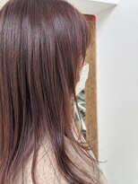 エムドットヘアーサロン(M. hair salon) ピンク系×ロング