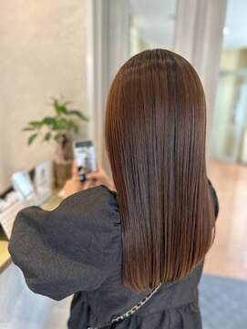 リカロ ヒロシマ(RECALO Hiroshima) ストレート+カット＋プレミアム髪質改善ヘアエステ