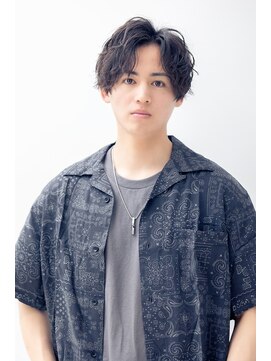 スノードロップ 高円寺店(Snowdrop) ベリーショート/ダークアッシュ/ニュアンスパーマ/韓国マッシュ