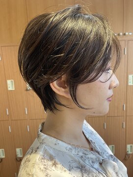 ネイロ 錦糸町(NeiRo) ●前下がりショートボブハンサムショートカットカラーパーマケア