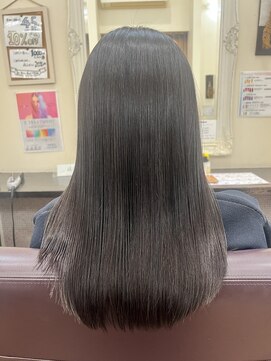 リミットヘアー 大在店(Remit hair) トビラキユウマ サラツヤ柔らかストレート