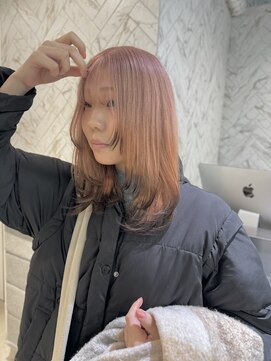 エイト 神戸三宮店(EIGHT) 薄ピンク×エンドカラー