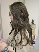 パークレーン アイス イヴェン(park lane ICI yeven)&nbsp;ブリーチなし　オリーブベージュ　グレージュ/akari