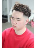 極道パーマ×スキンフェード/20代30代40代