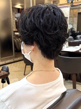 キャラ 池袋本店(CHARA) 小顔ハンサムショート◎ショートボブパーマ【池袋/パーマ/ボブ】