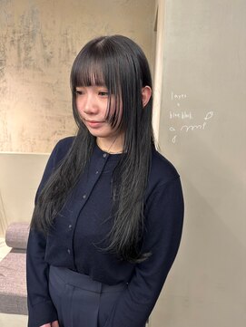 メク(meku) ロングレイヤー＊ブルーブラック