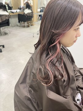 クシュ 本川越店(kusyu...) クラゲヘアー#アプリコットオレンジ#マロンベージュエンドカラー