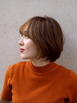 松本平太郎美容室 銀座本店 イノアカラー×ショートボブ/30代40代50代60代